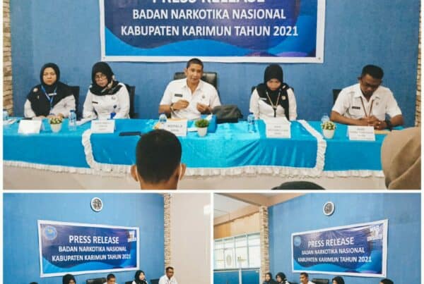BNN Kabupaten Karimun Gelar Press Release Akhir Tahun 2021