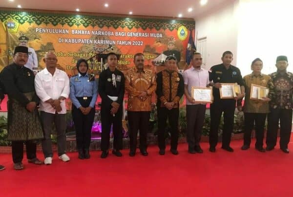 BNN Kabupaten Karimun Bersama Paguyuban Warga Jawa Among Mitro Berikan Sosialisasi kepada Masyarakat Tanjung Batu.